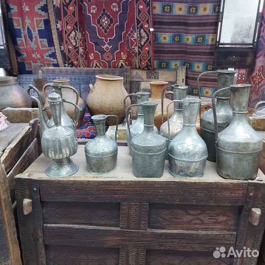 Медные старинные кувшины кумганы Дагестан