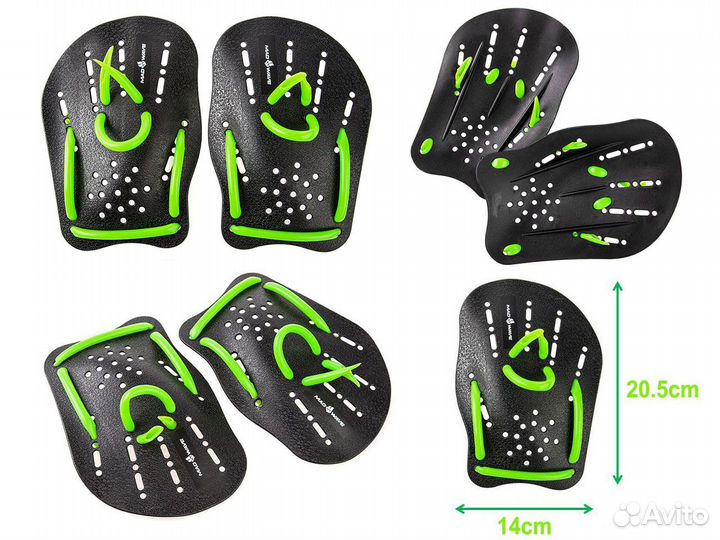 Лопатки для плавания Mad Wave