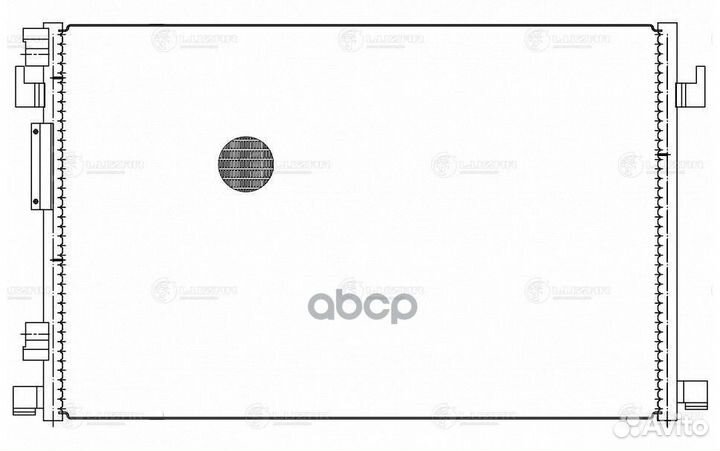 Радиатор кондиц. для а/м Opel Vectra C (02) 1