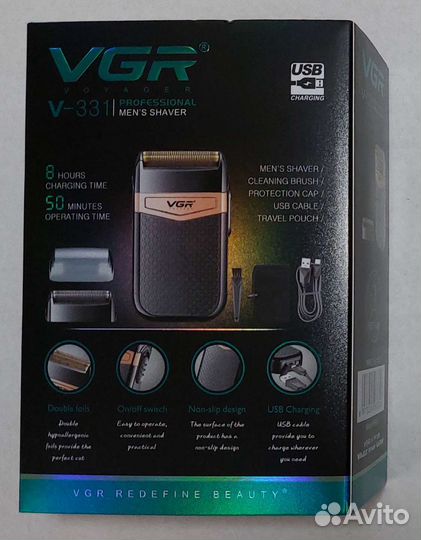 Электробритва мужская VGR V-331
