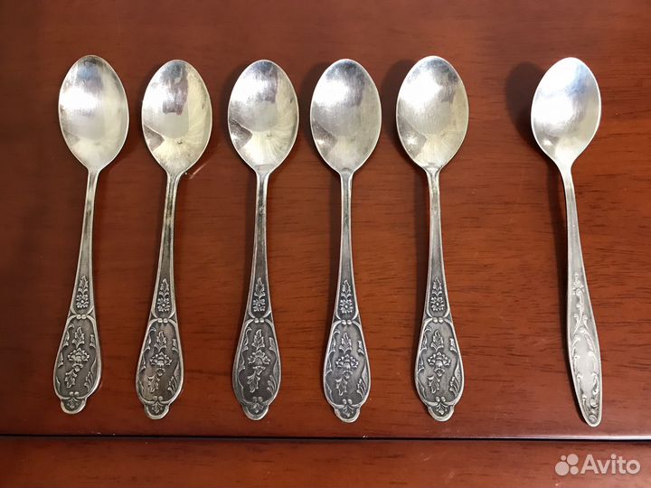 Ложки чайные мельхиор, нерж прошлый век