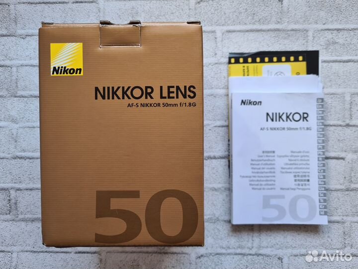 Объектив Nikon 50mm f/1.8G AF-S Nikkor