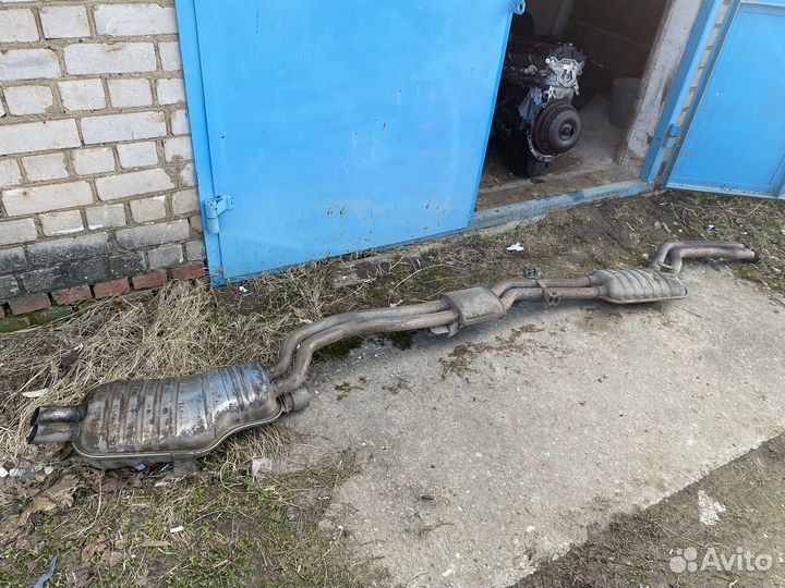 Выхлопная система бмв3 е46,двигатель м54б22