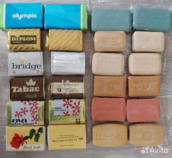 Мыло времён СССР коллекционное