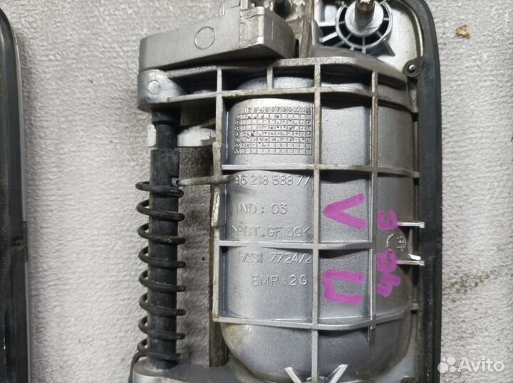 Ручка двери наружняя Peugeot 406 Рестайлинг