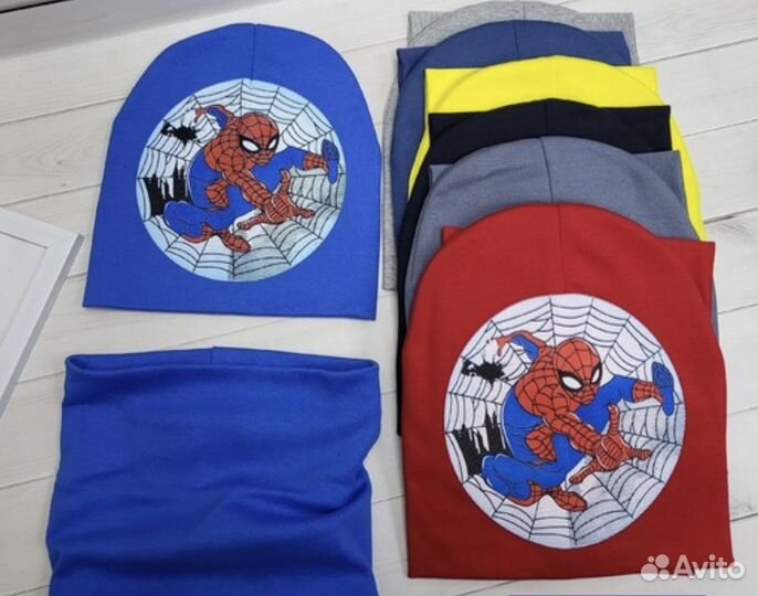 Шапка и снуд комплект детский