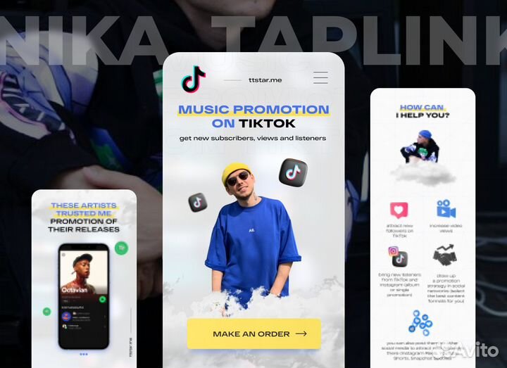 Таплинк Taplink Cайт Оформление вк
