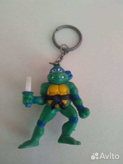 Брелок Черепашки Ниндзя,Леонардо.Брелки 90х годов