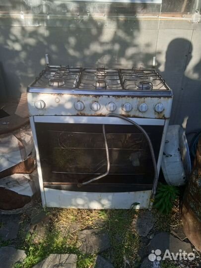 Газовая плита бу 6 конфорки