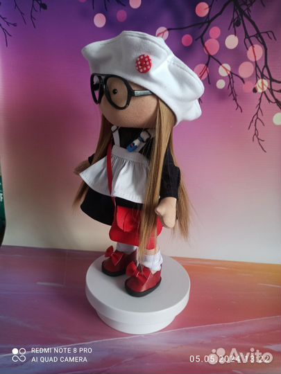 Интерьерная кукла ручной работы