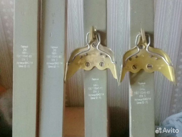 Лыжи беговые деревянные