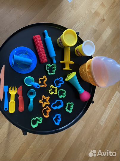 Play doh машина, пожарная машина и мороженое