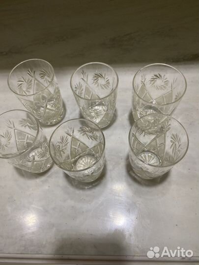 Хрустальные стаканы СССР