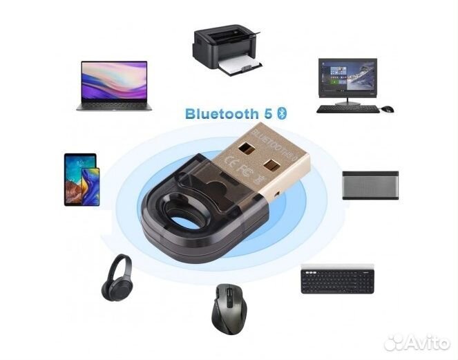 Bluetooth адаптер KS-is (KS-473), Bluetooth 5.0