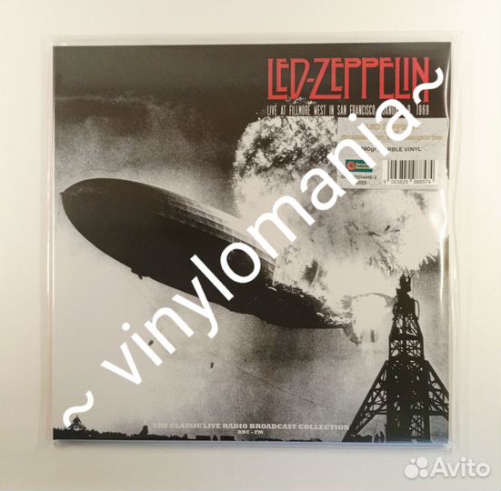 LP LED Zeppelin–Live AT Fillmore West in San Franc