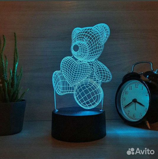 3D светильник ночник