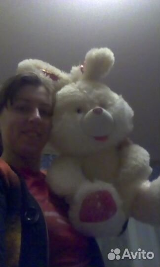 Игрушка поющий мягкий заяц 50см