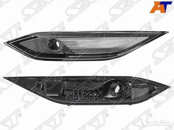 Поворот в бампер porsche cayenne 10-17 RH ST-44