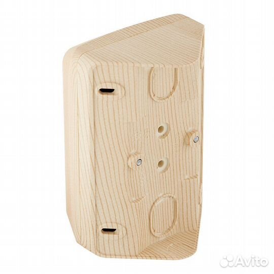 Розетка двойная угловая PA16-108D открытая установ