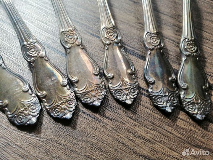 Ложки столовые СССР посеребренные