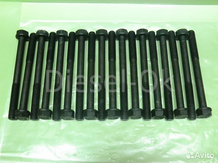 Болты гбц комплект двс 4JB1 4JG2 4JA1 isuzu ELF