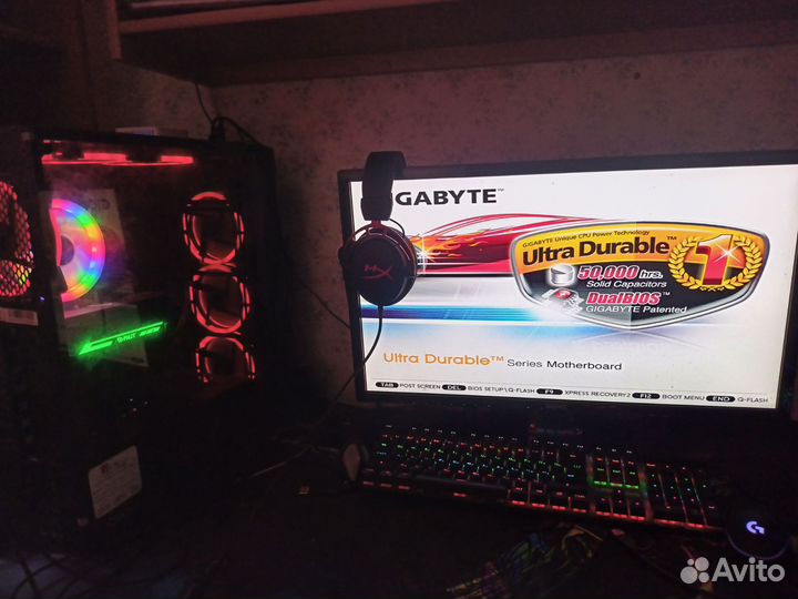 Продам игровые наушники Hiper x