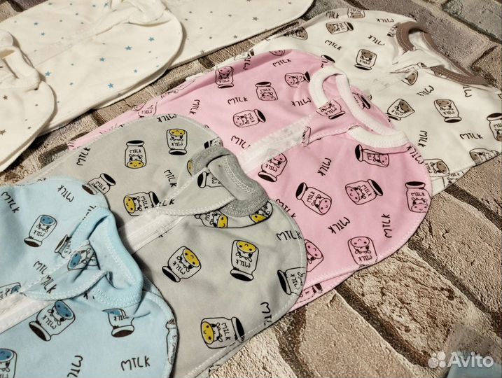 Пеленка кокон, интерлок, 56 и 62