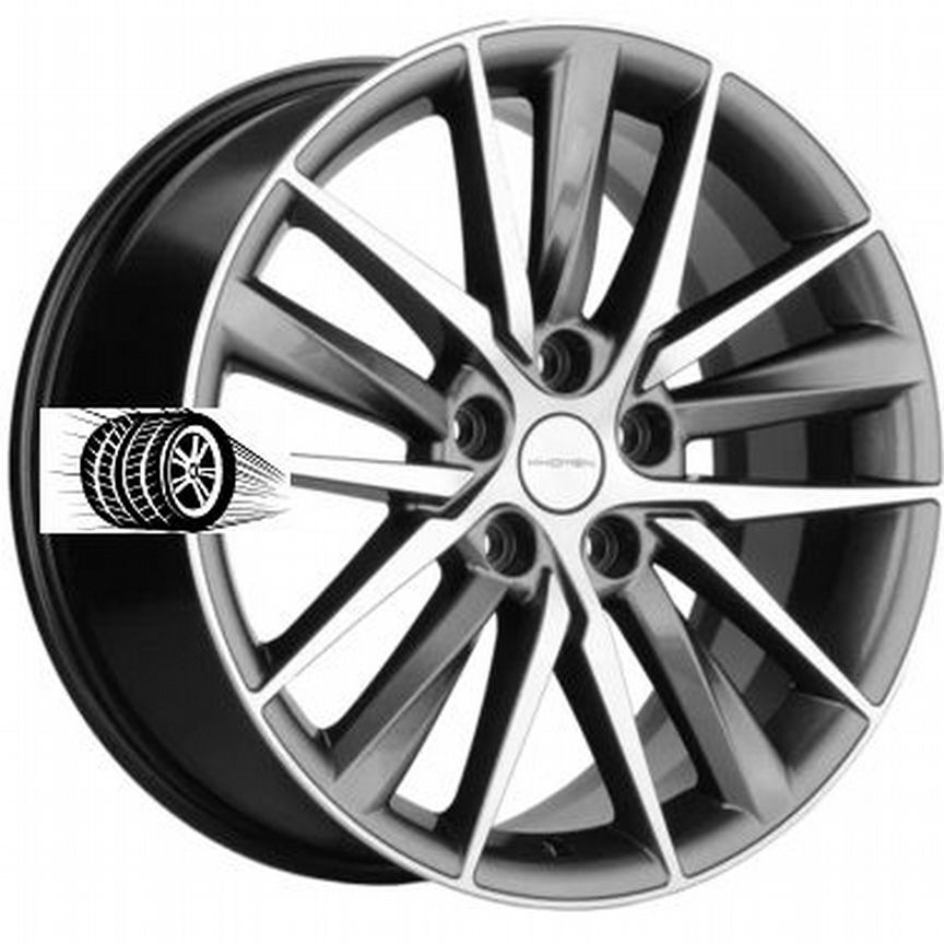 Литые диски Khomen Wheels 8×R18 5×108