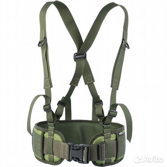 Пояс разгрузочный с лямками песок/ олива