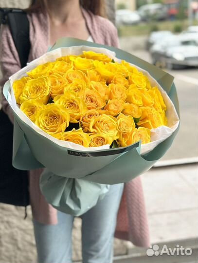 Букет с розами. 25 51 101 роза