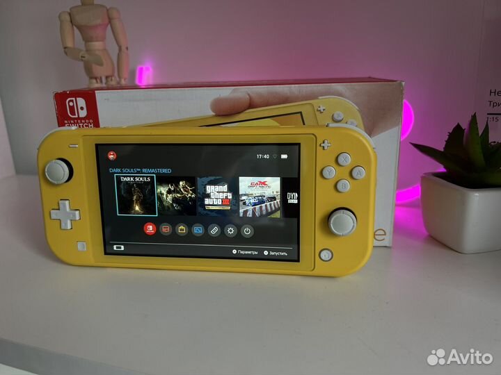 Портативная игровая приставка nintendo switch lite