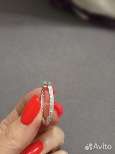 Серебряные серьги