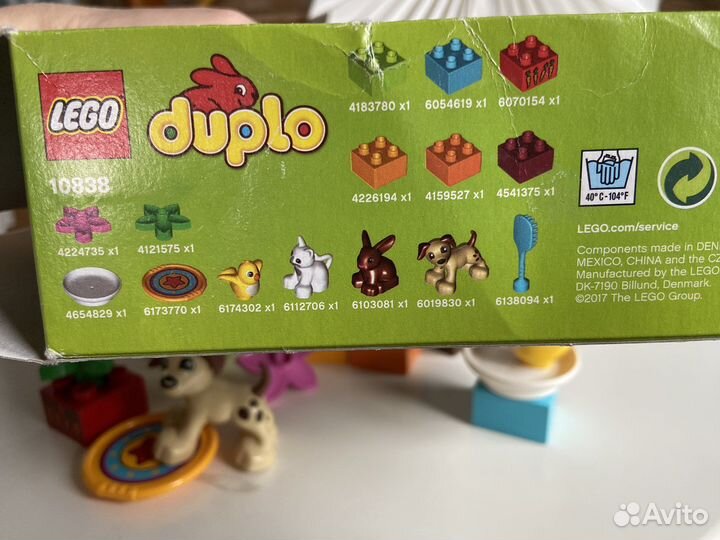 Lego duplo поезд кафе пицца конструктор оригинал