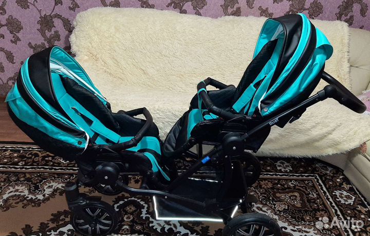 Коляска для двойни Duet 2в1