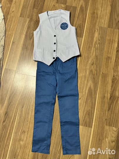 Жилет и брюки для мальчика 128