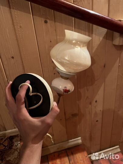 Бра старинное антикварный светильник