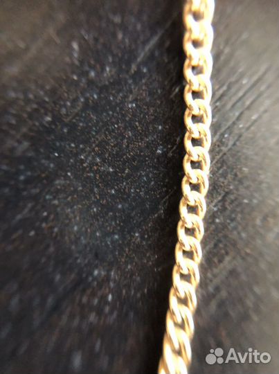 Золотая цепочка с подвеской СССР