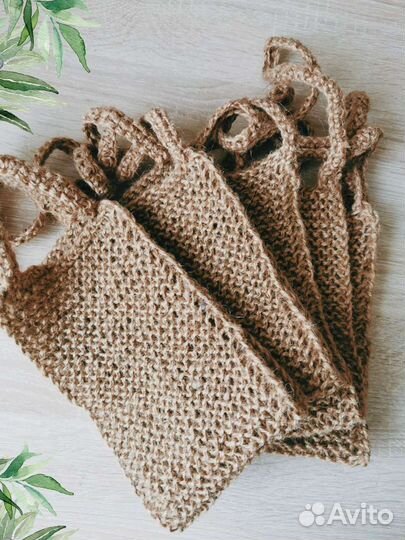 Мочалка натуральная из джута