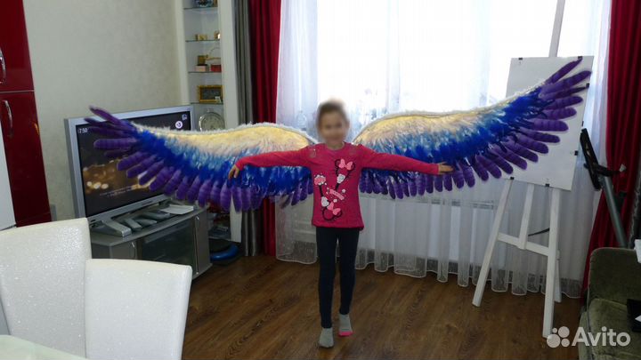 Крылья ангела с подсветкой