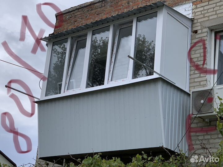 Остекление балконов лоджий под ключ