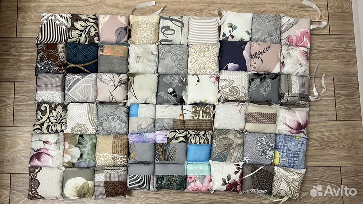 Подушка на стул 12 шт hand made седушки