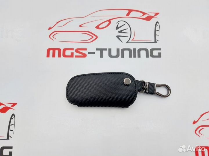 Чехол для ключа BMW черный M-Perfomance стиль 1