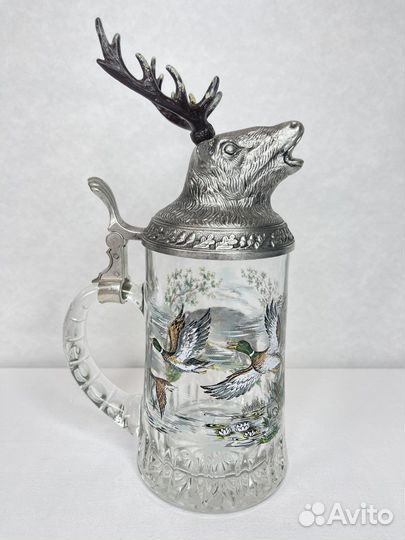 Коллекционная винтажная кружка Охота(Олень)