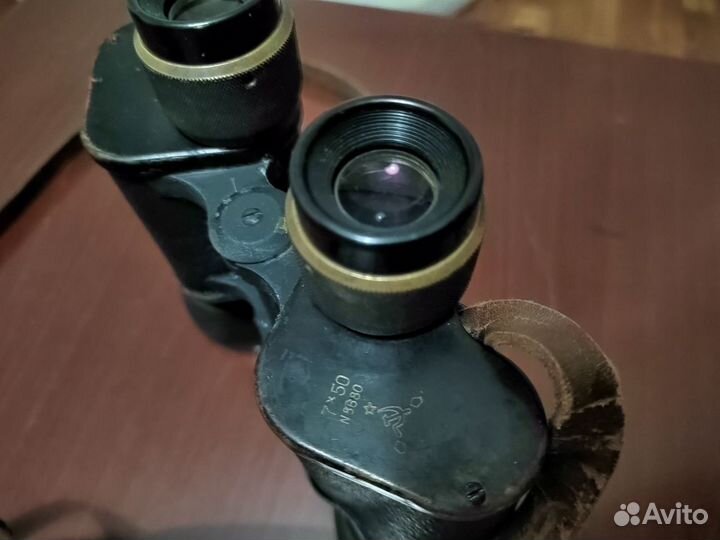 Бинокль армейский латунный бт 7х50 1943