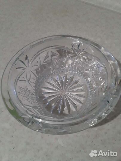 Ваза хрустальная