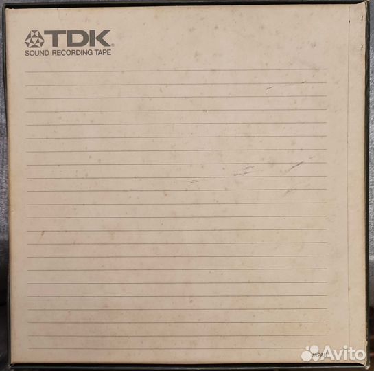 Катушка магнитофонная бобина №27 TDK алюминиевая