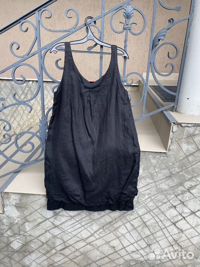 Льняное платье баллон лен 100 % 46 м