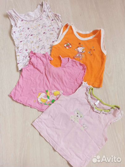 Вещи пакетом для девочки 6-12 мес