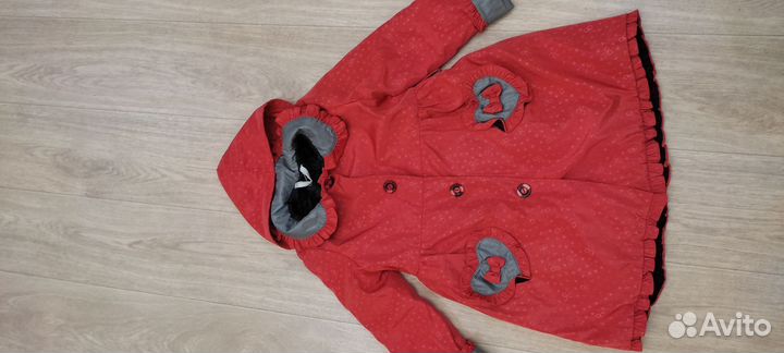 Куртка плащ для девочек