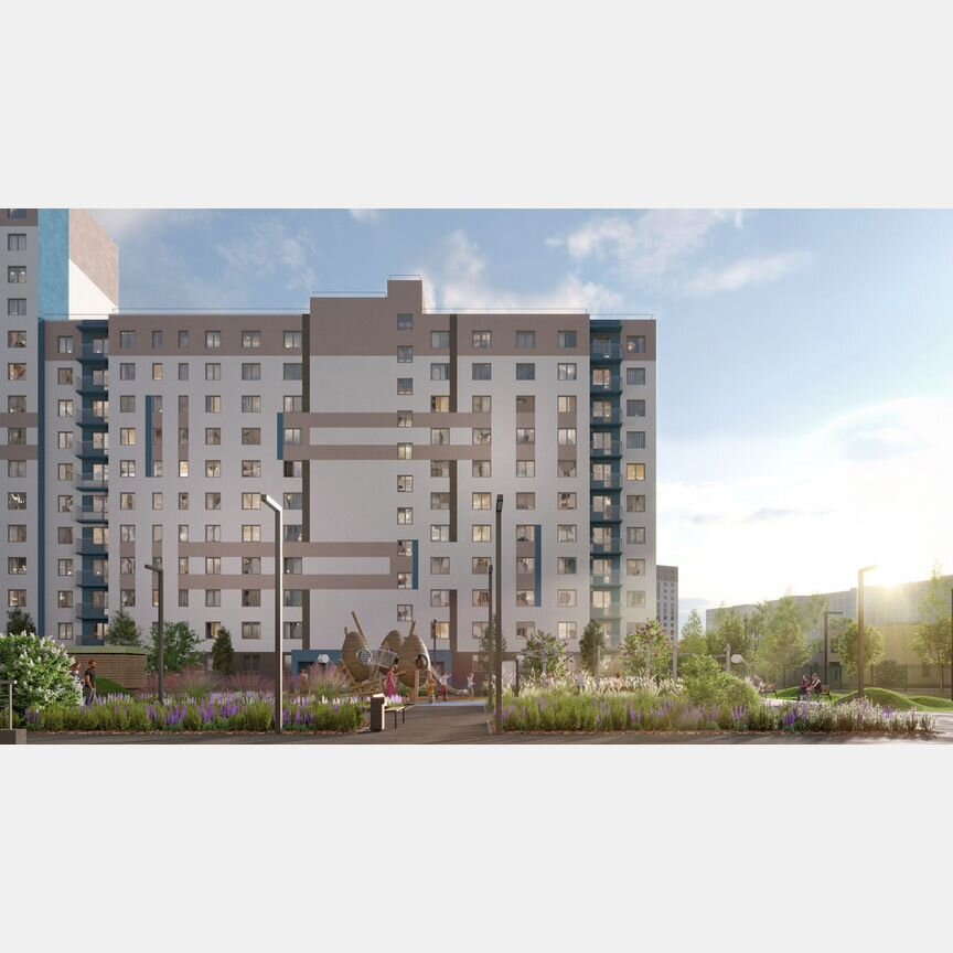Квартира-студия, 22,8 м², 4/16 эт.